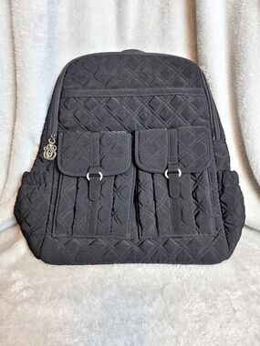 Vera Bradley Bancroft Backpack in Performance Twill Black
